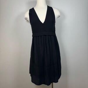 Aritzia x Wilfred Vignette Dress in Black 100% silk black mini dress Aritzia